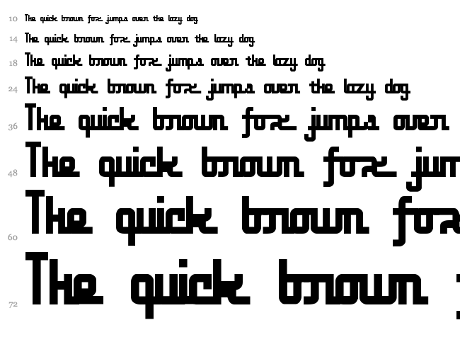 Onakite font waterfall